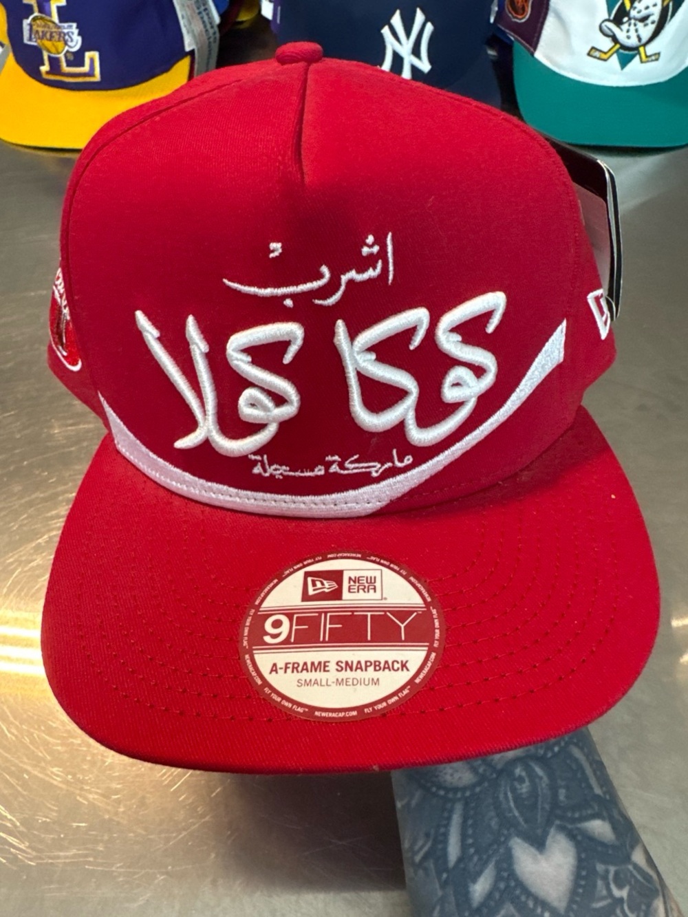 Limited Edition Red CocaCola Arabic New Era 9FIFTY Hat